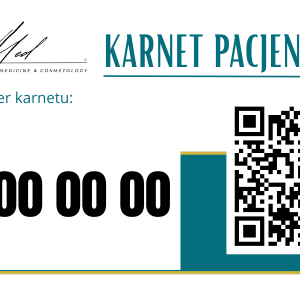Kaucja zwrotna za kartę pacjenta (obowiązkowa do karnetu)