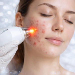 Karnet laserowe leczenie trądziku dłonie